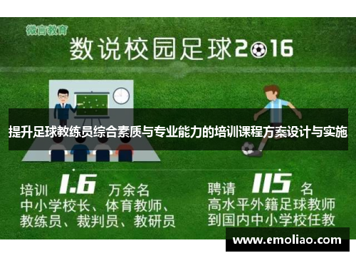 提升足球教练员综合素质与专业能力的培训课程方案设计与实施