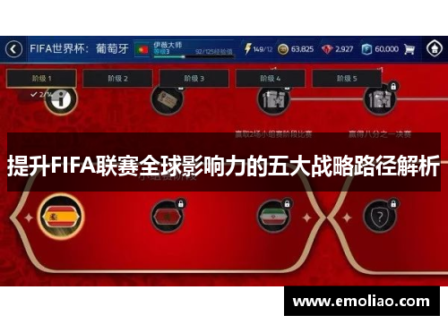提升FIFA联赛全球影响力的五大战略路径解析